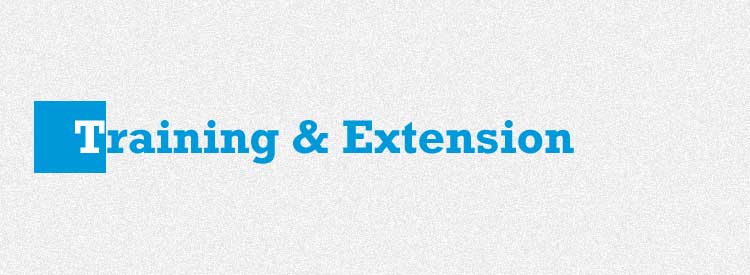 Training & Extension